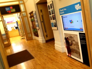 Interactive panel in situ