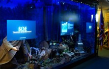 Military Intelligence Museum Special Operations Executive exhibit three panels