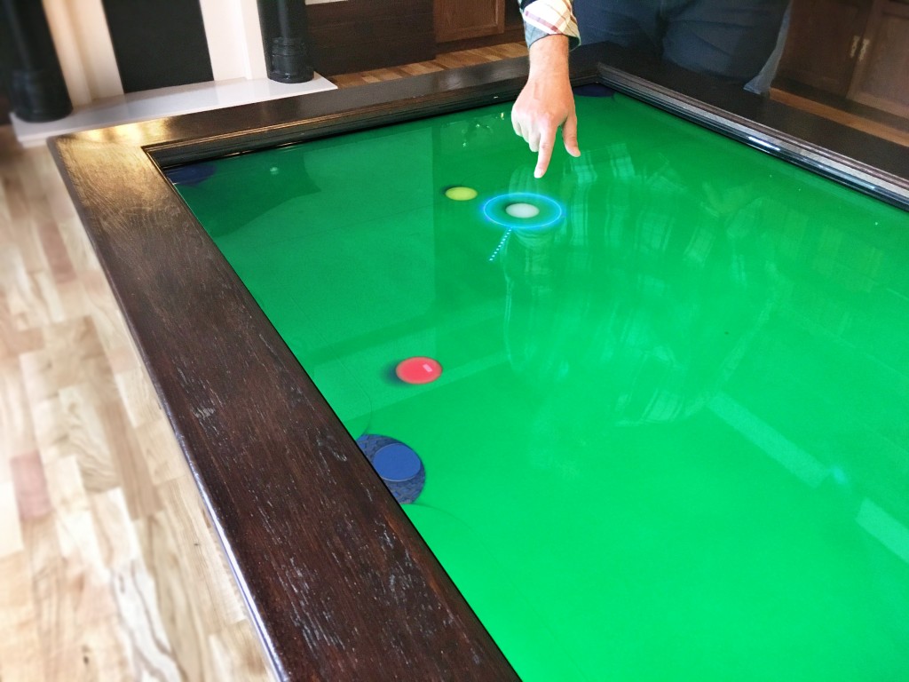 Wardown House Museum billiard table interactive