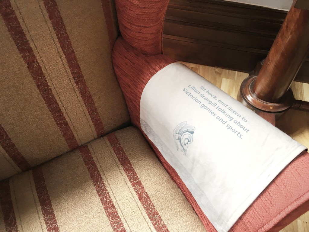 Wardown House Museum audio armchair Liliian Scargill