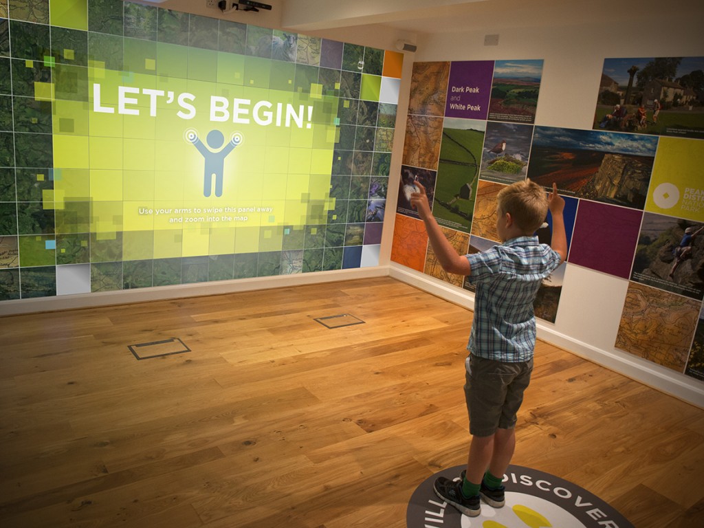 Castrleton visitor centre gesture wall