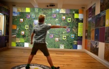 Castleton visitor centre gesture wall